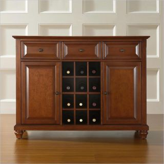 Crosley Furniture Cambridge Buffet Server / Sideboard Cabinet in Classic Cherry   KF42001DCH