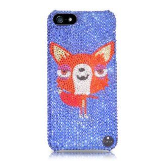 Proud Fox Bling Swarovski Crystal iPhone 5 Cases Cell Phones & Accessories