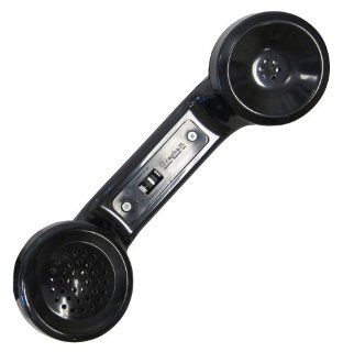 Modular Amplified Receiver Handset Without Cord, Provides Improved Telephone Reception For The Hearing Impaired, Black