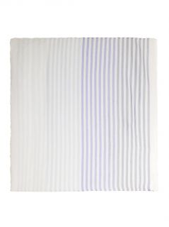 Ombré stripe cotton blend scarf  Jil Sander Navy  MATCHESFAS