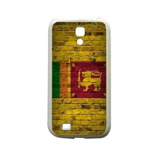 Sri Lanka Brick Wall Flag Samsung Galaxy S4 White Silcone Case   Provides Great Protection Cell Phones & Accessories
