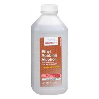  Ethyl Rubbing Alcohol 70% First Aid Antiseptic, 16 fl oz Health & Personal Care