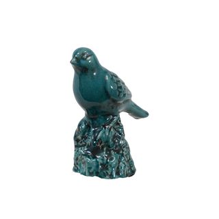 Urban Trends Collection Turquoise Ceramic Bird (6" x 3.5" x 7.5") Urban Trends Collection Accent Pieces