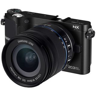 Samsung NX210 20.3MP Mirrorless Digital Camera with 18 55mm Lens Samsung Digital SLR