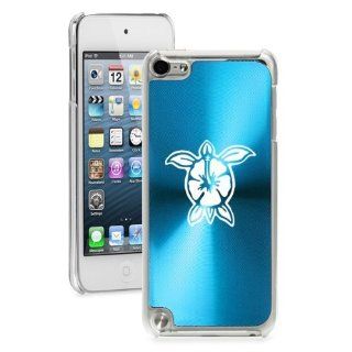 Apple iPod Touch 5th Generation Light Blue 5B1213 hard back case cover Hibiscus Turtle Cell Phones & Accessories