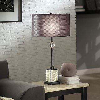 Lacey Black Chrome Table Lamp Table Lamps
