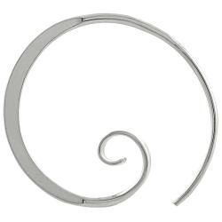 Tressa Sterling Silver Spiral Hoop Earrings Tressa Sterling Silver Earrings