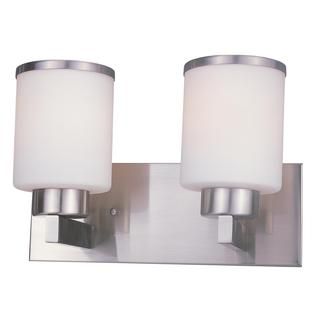 SB Z Lite 2 light Vanity Fixture with Frosted Glass Shades Z Lite Sconces & Vanities