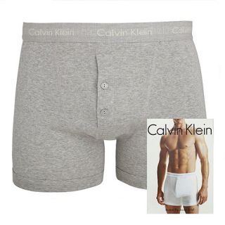 Calvin Klein Underwear Grey button boxer shorts