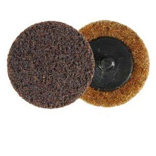 Roloc 3M Polishing Disc 2" (Brown Coarse) TR Use Type R 3M Scotch Brite Nonwoven surface conditioning quick change discs are excellent for deburring, surface prep and polishing a wide variety metals along with other materials.They quickly attach to 2