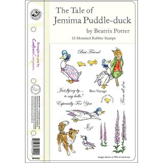 Beatrix Potter EZMount Stamp Set   5.5"X8.5" The Tale Of Jemima Puddle Duck Crafter's Companion Clear & Cling Stamps