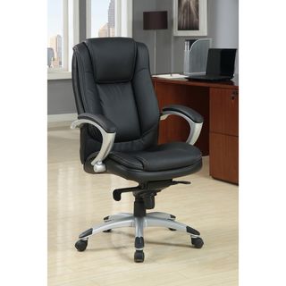 Furniture of America Luxurious Adjustable Padded Leatherette Office Chair Furniture of America Office Chairs