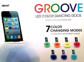 iWorld Groove Led Color Dancing Dock for Ipod, Iphone, Droid Most Smartphones   Players & Accessories