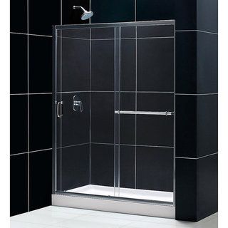 DreamLine Tub To Shower Kit Infinity Plus Shower Door and  Base DreamLine Shower Kits