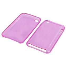 Premium Magenta iPod Touch 4 TPU Crystal Skin Case rooCASE Cases