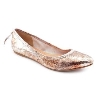 Frye Women's 'Regina Ballet' Distressed Bronze Leather Casual Shoes Frye Flats