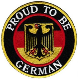 Proud To Be German Embroidered Patch Germany Eagle Flag Iron On Biker Aufn�her Emblem Clothing
