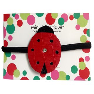 Mini e Boutique Ladybug Leather Headband Hair Accessories