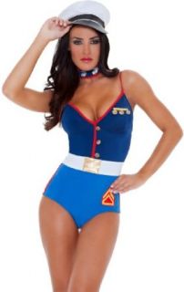 3WISHES 'The Proud Costume' Sexy Marine Halloween Costumes for Women 3WISHES Clothing