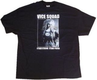 VICE SQUAD   Stand Strong Stand Proud   Black T shirt   size XL Novelty T Shirts Clothing