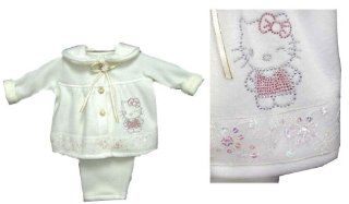3 Piece Hello Kitty Fleece Set with Jacket Pants & Hat 18 24 Months  Pajama Sets  Baby
