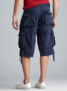 XRAY Navy Belted Cargo Shorts XRAY Casual Pants