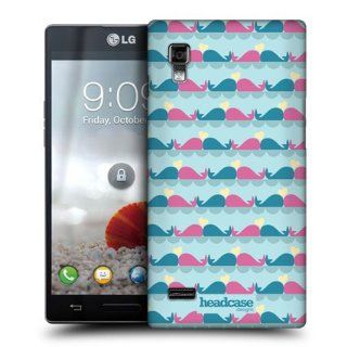 Head Case Designs Whale Pattern Kawaii Whales Hard Back Case Cover for LG Optimus L9 P760 P765 P768 Cell Phones & Accessories
