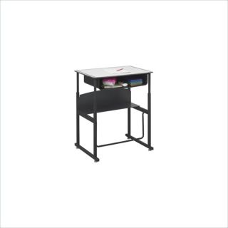 Safco AlphaBetter 20" x 28" Student Desk in Gray With Book Box   1204GR