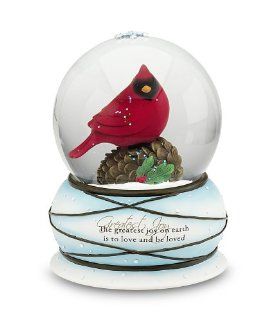 Really Red by Pavilion 42020 100mm Cardinal Musical Waterglobe, 6 Inch Tall, Greatest Joy Sentiment   Musical Boxes And Figurines