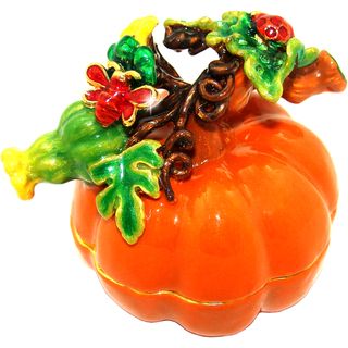 Objet d'art 'Pepon Maximus' Pumpkin Trinket Box Collectible Figurines