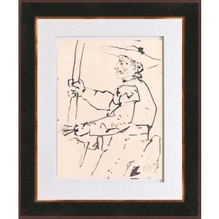 Pablo Picasso 'Number 1 dated 13/7/59' Bichromie Framed Prints