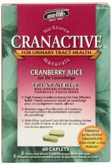 Nu Life Nu source Herbals Cranactive, 60 Count Boxes Health & Personal Care