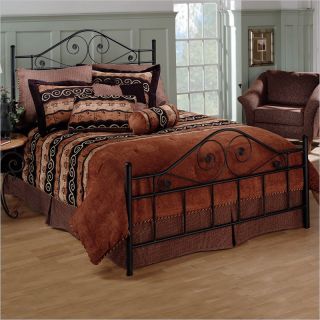 Hillsdale Harrison Metal Bed in Textured Black Finish   1403BXR