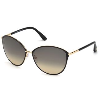 Tom Ford Womens 'Penelope' Rose Gold Metal Cat eye Sunglasses Tom Ford Designer Sunglasses
