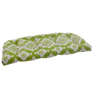 Pillow Perfect Lime Outdoor Loveseat Cushion Pillow Perfect Outdoor Cushions & Pillows