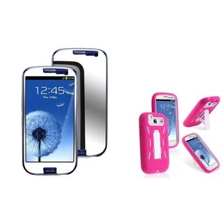 BasAcc Hybrid Case/ Mirror LCD Protector for Samsung Galaxy S III/ S3 BasAcc Cases & Holders