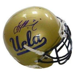 Troy Aikman Autographed Mini Helmet   Authentic   Autographed NFL Mini Helmets  Sports Related Collectible Helmets  Sports & Outdoors