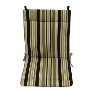 Blazing Needles Stripe/ Floral Outdoor Seat/Back Chair/Rocker Cushion Blazing Needles Outdoor Cushions & Pillows