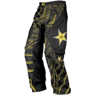 MSR Racing Rockstar OTB Men's Off Road Motorcycle Pants   Black/Yellow / Size 34 Automotive