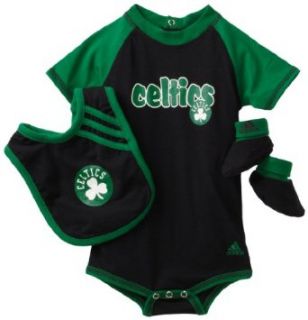 NBA Infant Boston Celtics Boys Bib & Bootie Set   R228Syce (Multi, 24 Months)  Sports Fan Apparel  Clothing