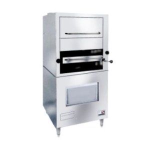 Southbend 171 LP 1 Infrared Deck Type Broiler w/ Enclosed Based & Warming Oven, LP, Each Convection Countertop Ovens Kitchen & Dining