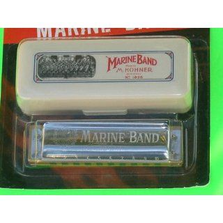 Hohner Marine Band Harmonica, Key of C Musical Instruments
