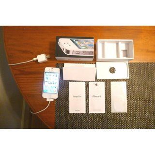 Apple iPhone 4 8GB (White)   AT&T Cell Phones & Accessories