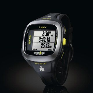Timex Unisex T5K744 Ironman Run Trainer 2.0 GPS Speed+Distance Black/Orange Watch Timex Sports & Outdoors