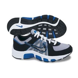 Nike T RUN 5 443990 001 Silver/Black 12 Medium Running Shoes Shoes