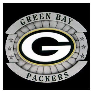 Green Bay Packers Oversized Belt Buckle   NFL Football Fan Shop Sports Team Merchandise  Sports Related Merchandise  Sports & Outdoors