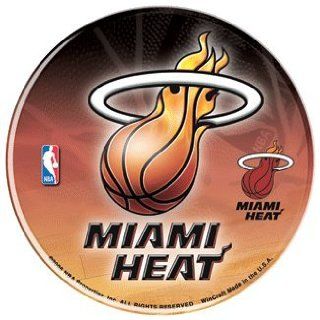 NBA Miami Heat Sticker   Domed Style  Sports Related Collectibles  Sports & Outdoors