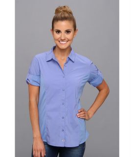 Merrell Claire Button Up Womens Long Sleeve Button Up (Blue)