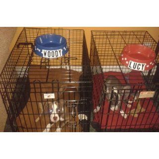30" 3 Door Pet Folding Cage Dog Crate Kennel w/ABS Tray 