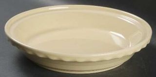 Homer Laughlin  Fiesta Ivory Pie Serving Plate, Fine China Dinnerware   All Ivor